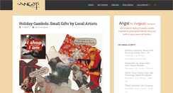 Desktop Screenshot of angstgallery.com