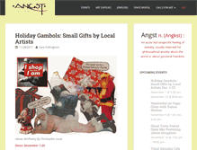 Tablet Screenshot of angstgallery.com